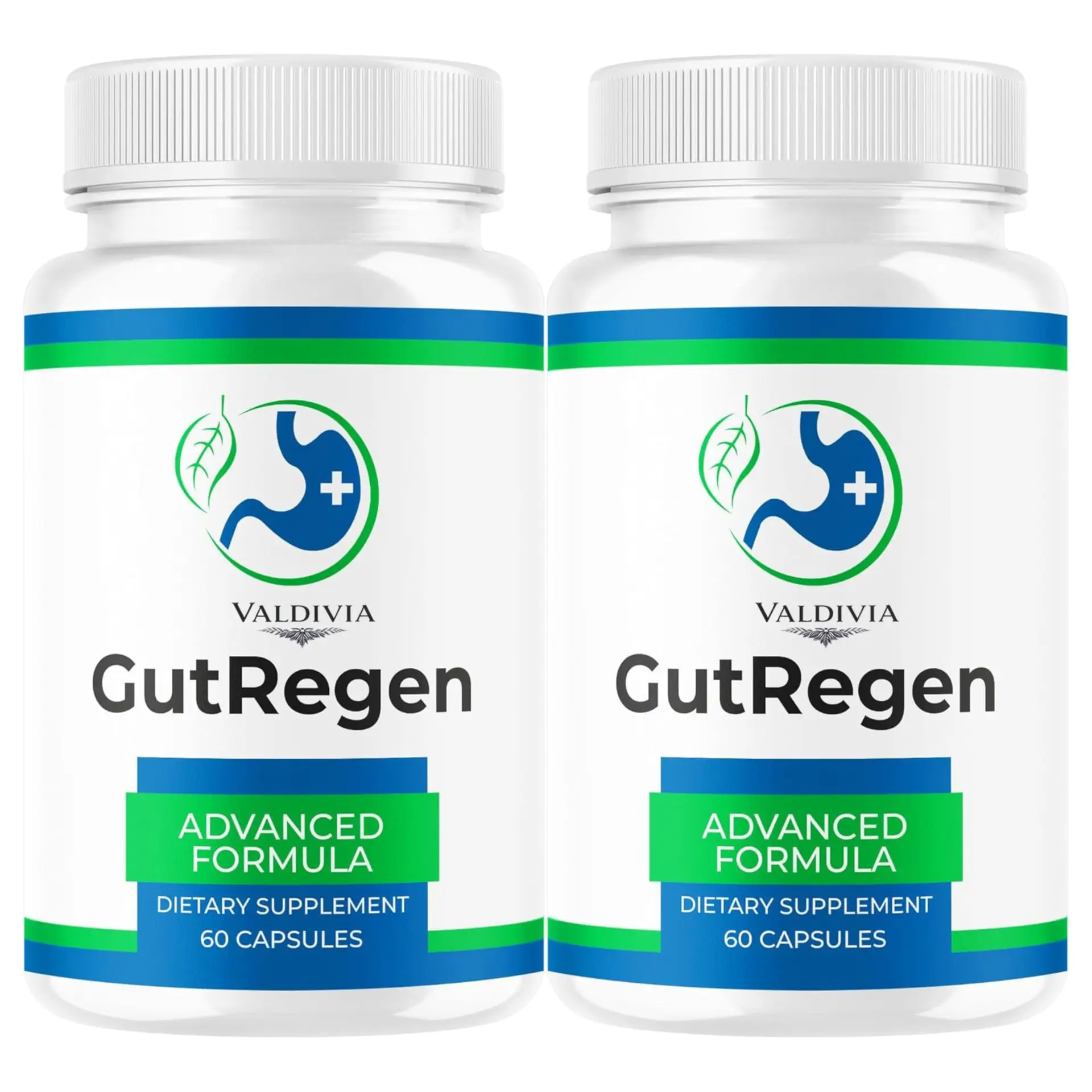 (2 Pack) GutRegen Capsules - Official Gut Regen Supplement Advanced Formula All