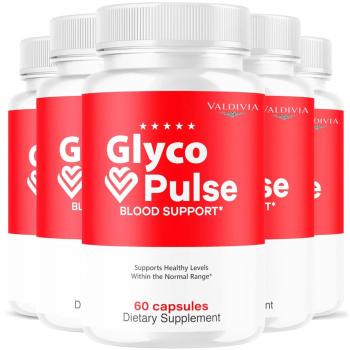(5 Pack) Glyco Pulse Capsules, Official Glycopulse with All Natural Ingredients,