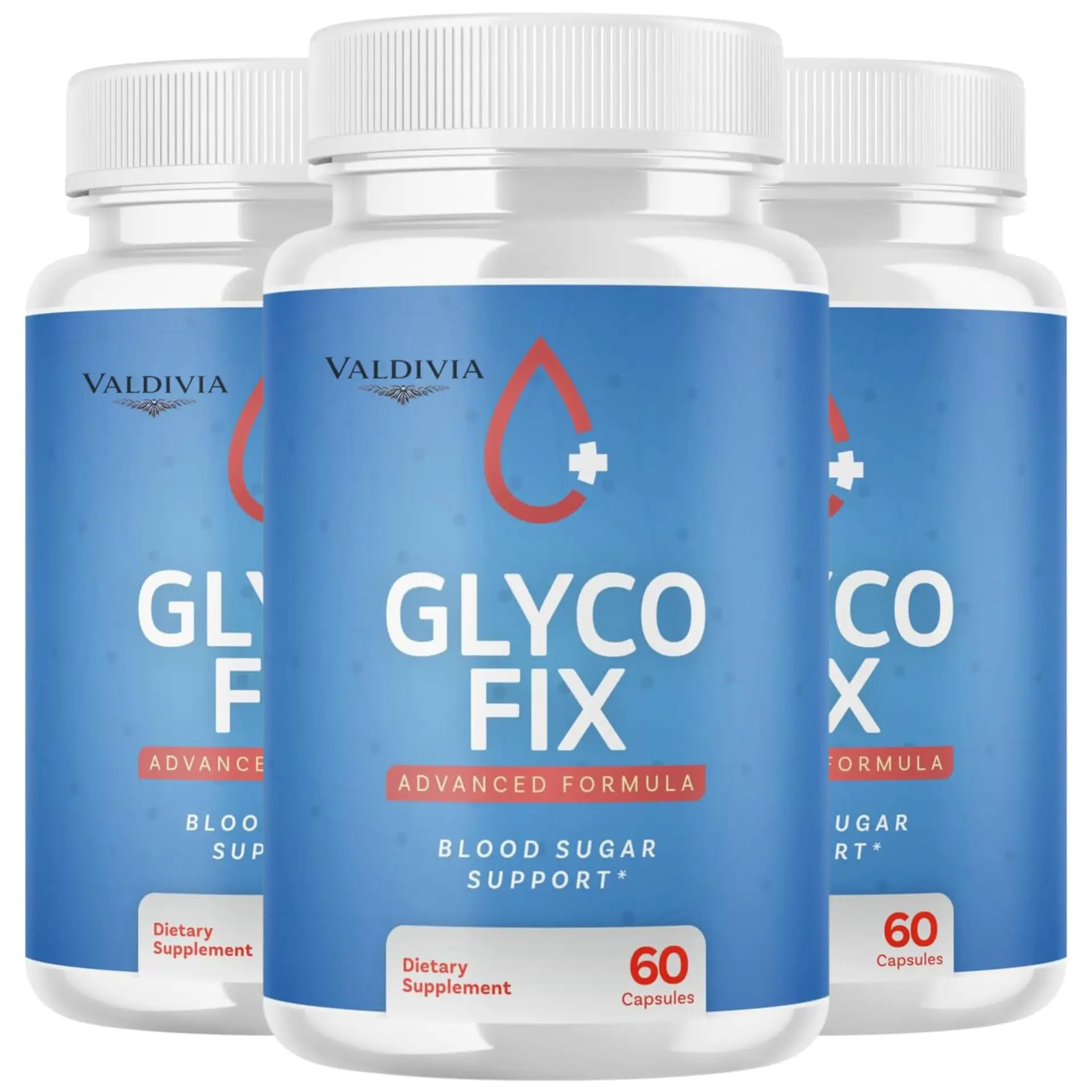 (3 Pack) Glyco Fix Capsules - GlycoFix Advanced Supplement, All Natural Formula