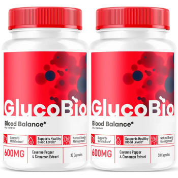 (2 Pack) GlucoBio Capsules – Official Gluco Bio Support Capsules, Advanced Valdivia GlucoBio Capsules – Dietary Supplement