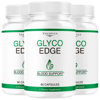 (3 Pack) Glyco Edge Capsules - Official GlycoEdge Blood Support All Natural Adva
