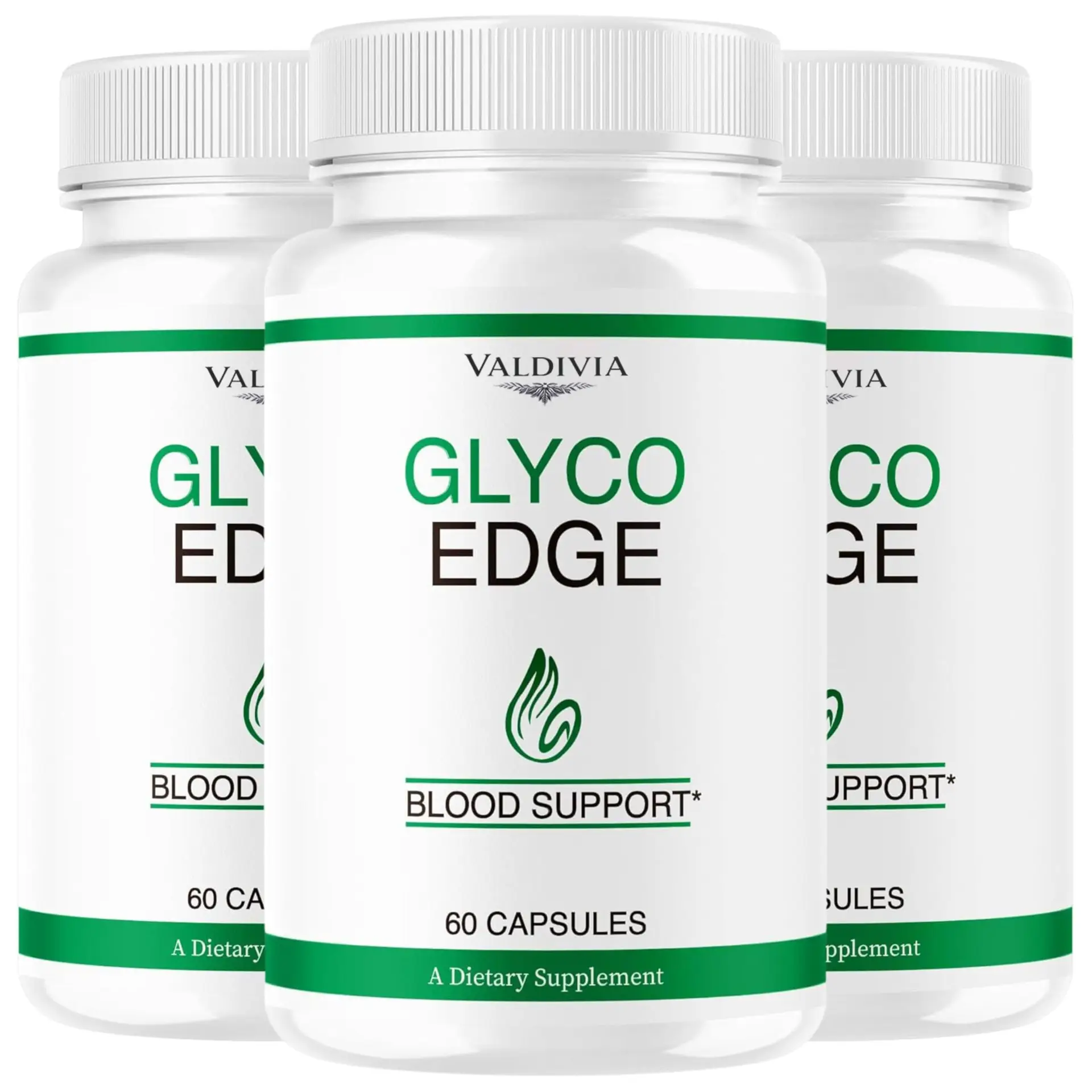 (3 Pack) Glyco Edge Capsules - Official GlycoEdge Blood Support All Natural Adva