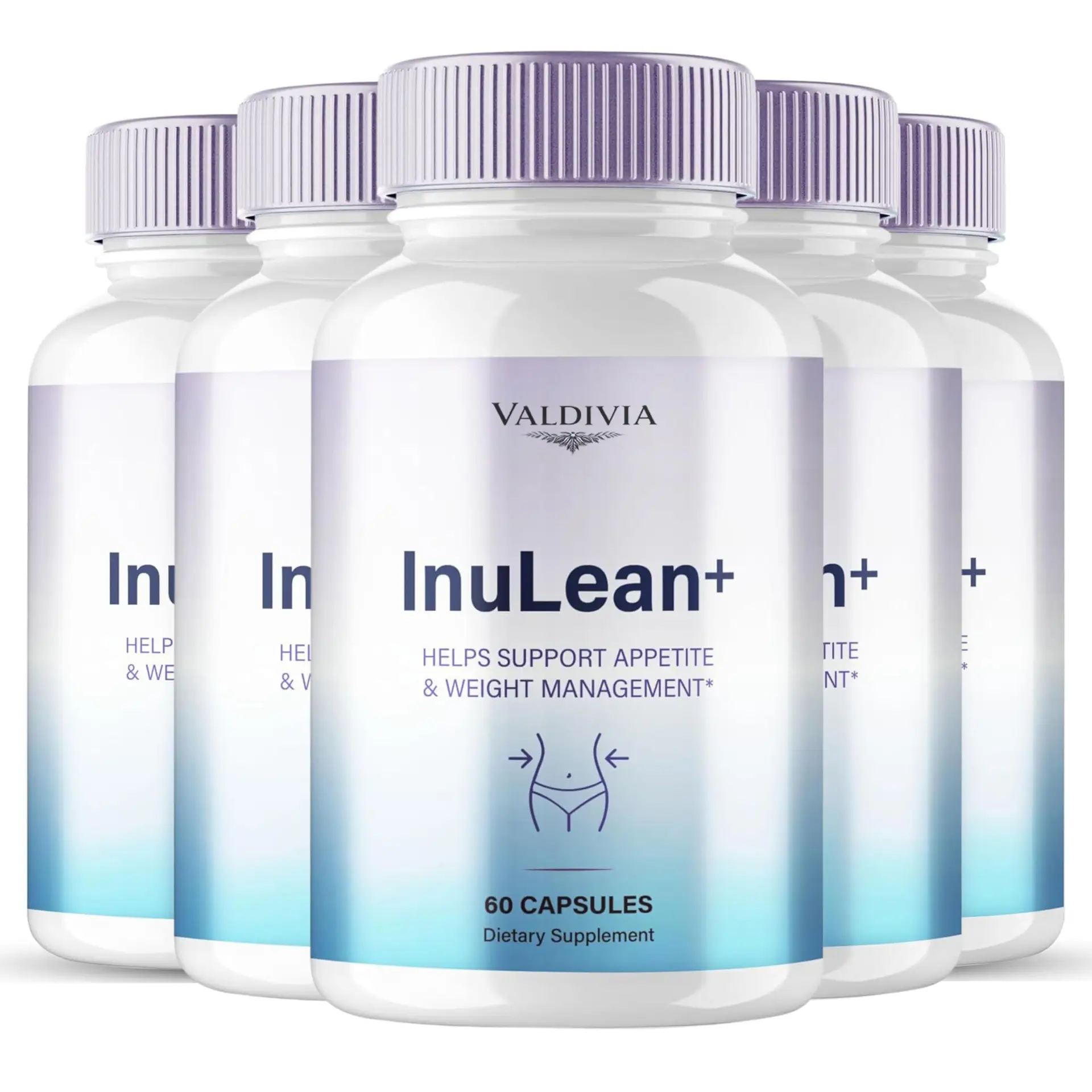 (5 Pack) InuLean+ Capsules, Official InuLean + Supplement with All Natural Ingre