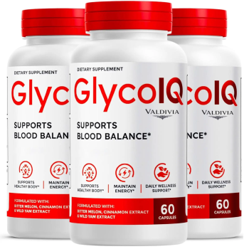 (3 Pack) GlycoIQ Capsules - Official Glyco IQ Support Supplement All Natural Pre