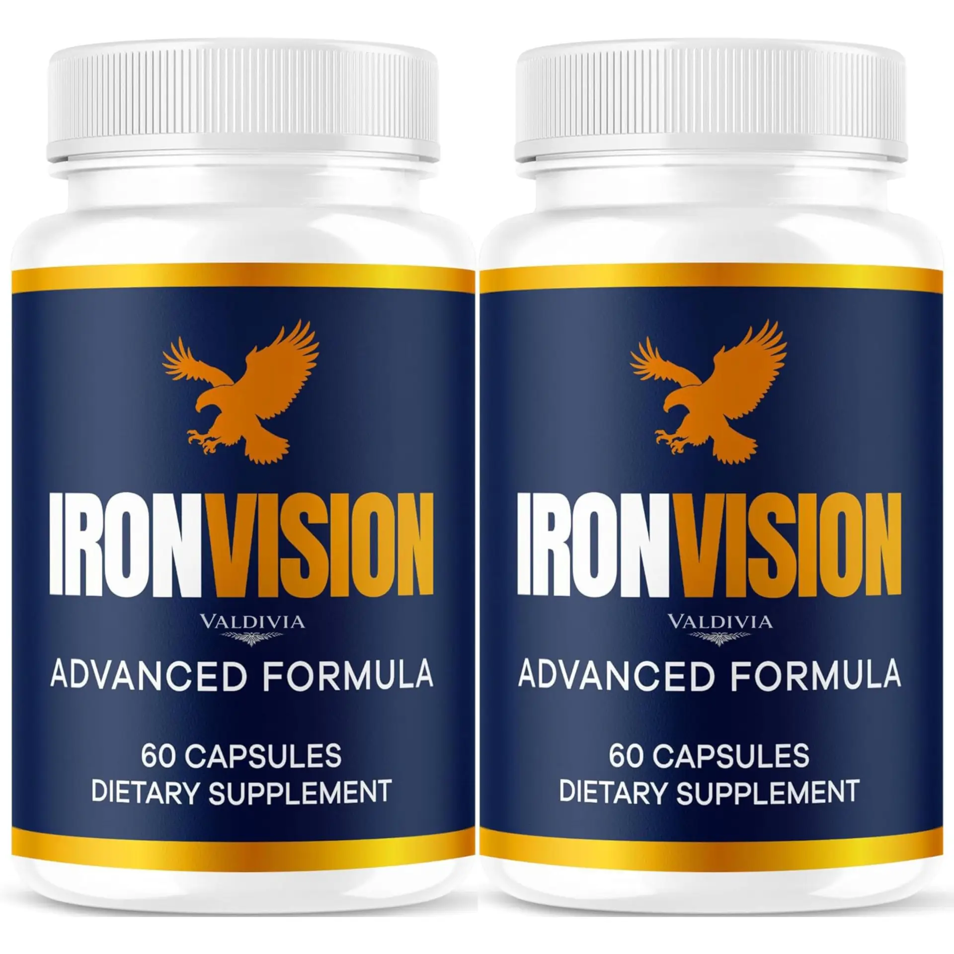 (2 Pack) Iron Vision Eye Supplement Capsules - Official Iron Vision Advanced Pre