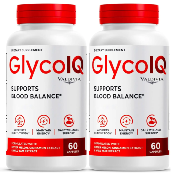 (2 Pack) GlycoIQ Capsules - Official Glyco IQ Support Supplement All Natural Pre