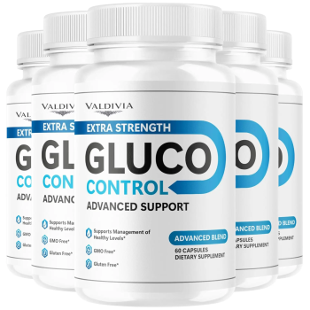 (5 Pack) Gluco Control - GlucoControl Capsules Advanced Support Supplement All N