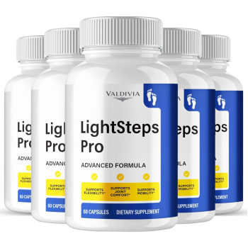 (5 Pack) LightSteps Pro Capsules, Official LightSteps Pro Supplement - Maximum S