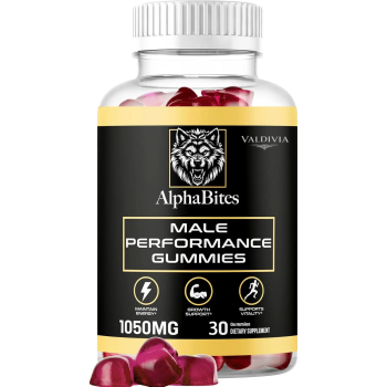 Valdivia Alpha Bites - 7 in 1 Alpha Bites Capsules, AlphaBites for Men Alpha Gummy Pro for Men   Daily Men s Performance & Energy Support Gummies, Advanced Formula, 30 Gummies (30-Day Supply) - Valdivia Life