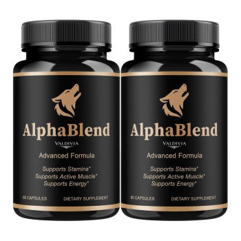 (2 Pack) Alpha Blend Capsules - Official AlphaBlend Advanced Formula Support - Maximum Strength, All Natural Alpha Blend Supplement for Overall Health & Wellness, 120 Capsules for 2 Months - Valdivia Life