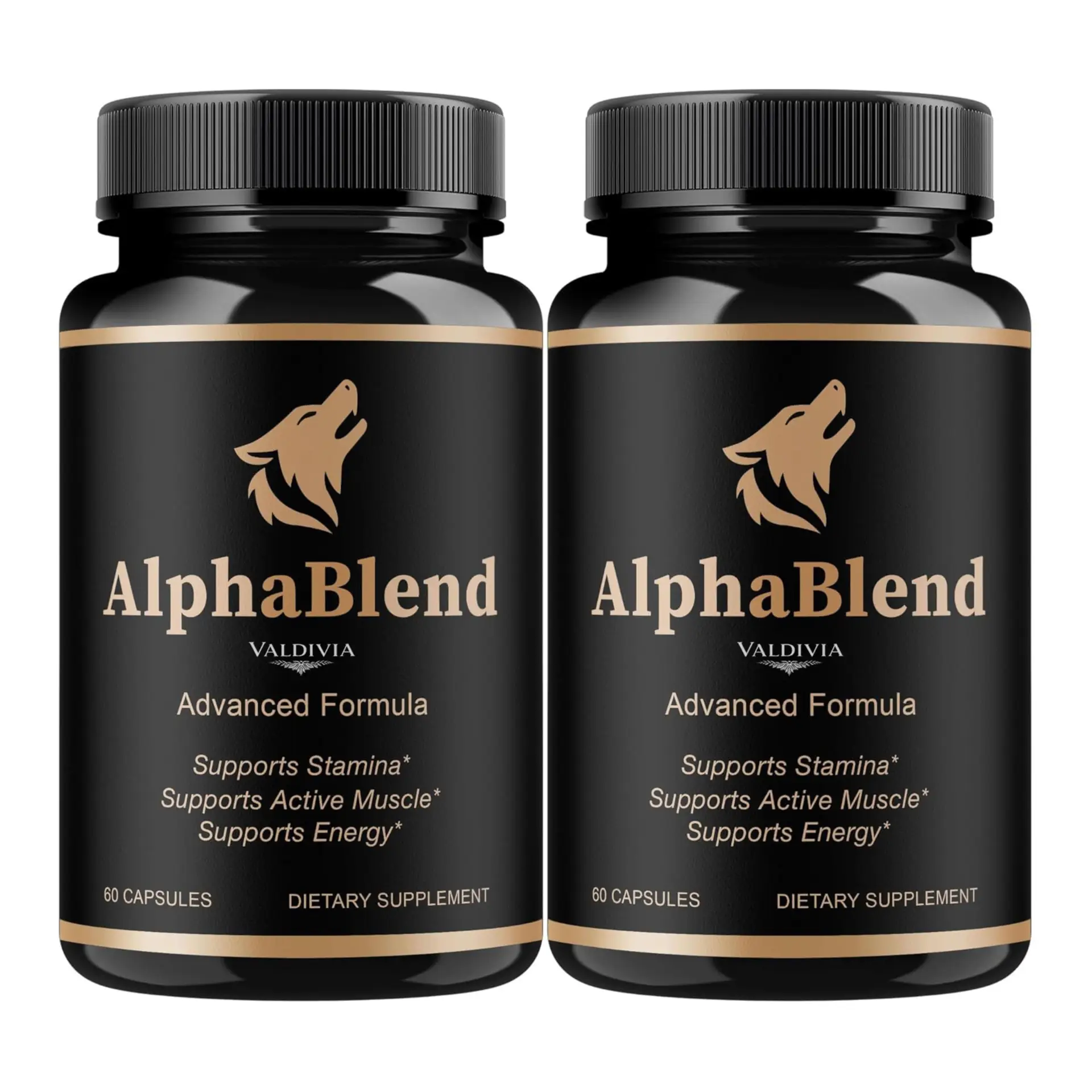 (2 Pack) Alpha Blend Capsules - Official AlphaBlend Advanced Formula Support - Maximum Strength, All Natural Alpha Blend Supplement for Overall Health & Wellness, 120 Capsules for 2 Months - Valdivia Life