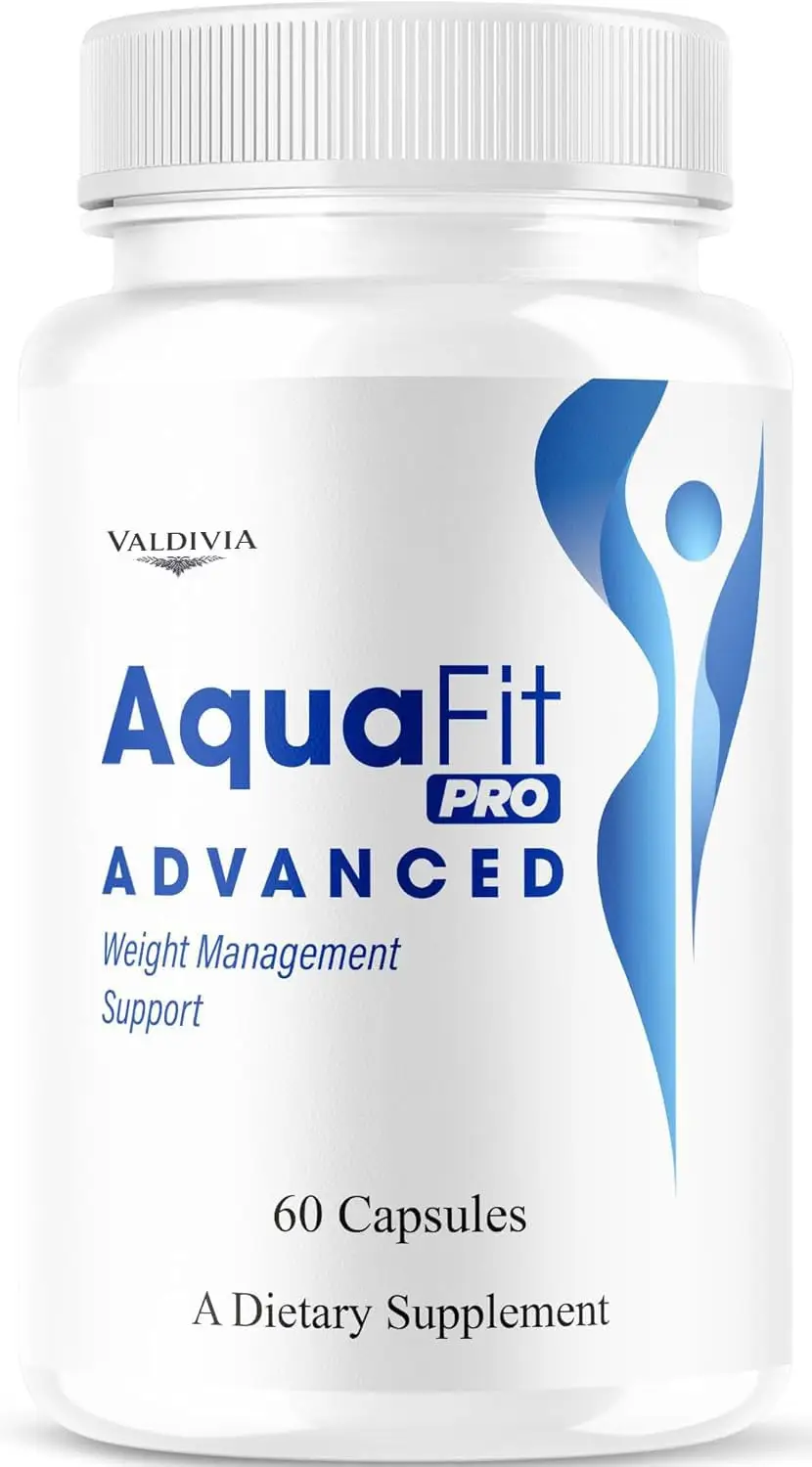 Aquafit Pro Advanced Capsules - Official Aqua Fit Advanced Support Supplement All Natural Premium Formula Daily Support Capsule for Overall Health & Wellness, 60 Capsules for 1 Month - Valdivia Life