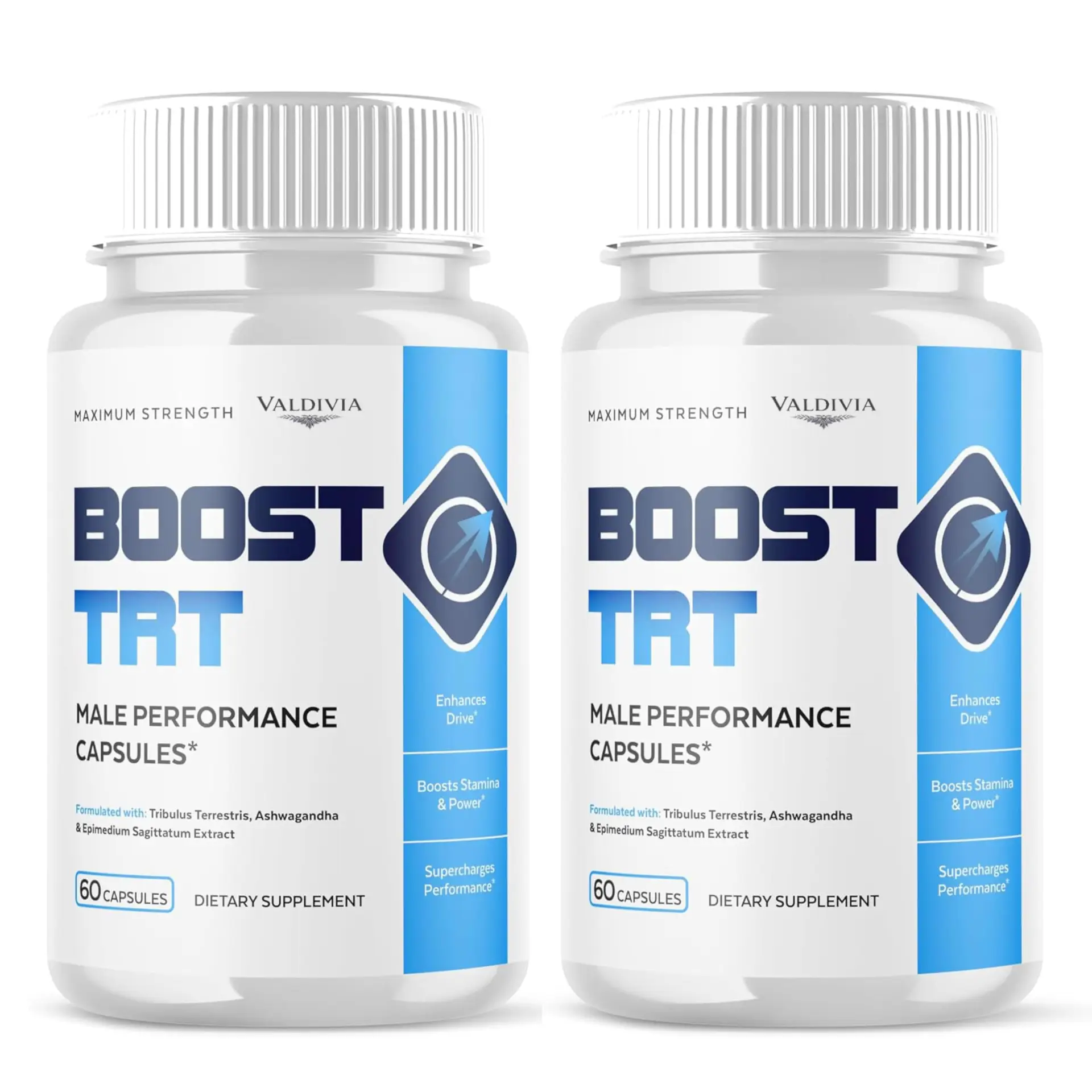 (2 Pack) BoostTRT Maximum Strength Capsules - Official BoostTRT Premium Advanced Formula Supplement Natural Daily Support Multivitamin for Overall Health & Wellness, 120 Capsules for 2 Months - Valdivia Life