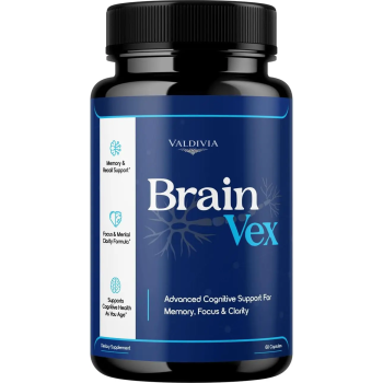 Valdivia Brain Vex Capsules - Official BrainVex Supplement, Premium Formula, Natural Vitamins for Health & Wellness - 60 Capsules for 1 Month - Valdivia Life