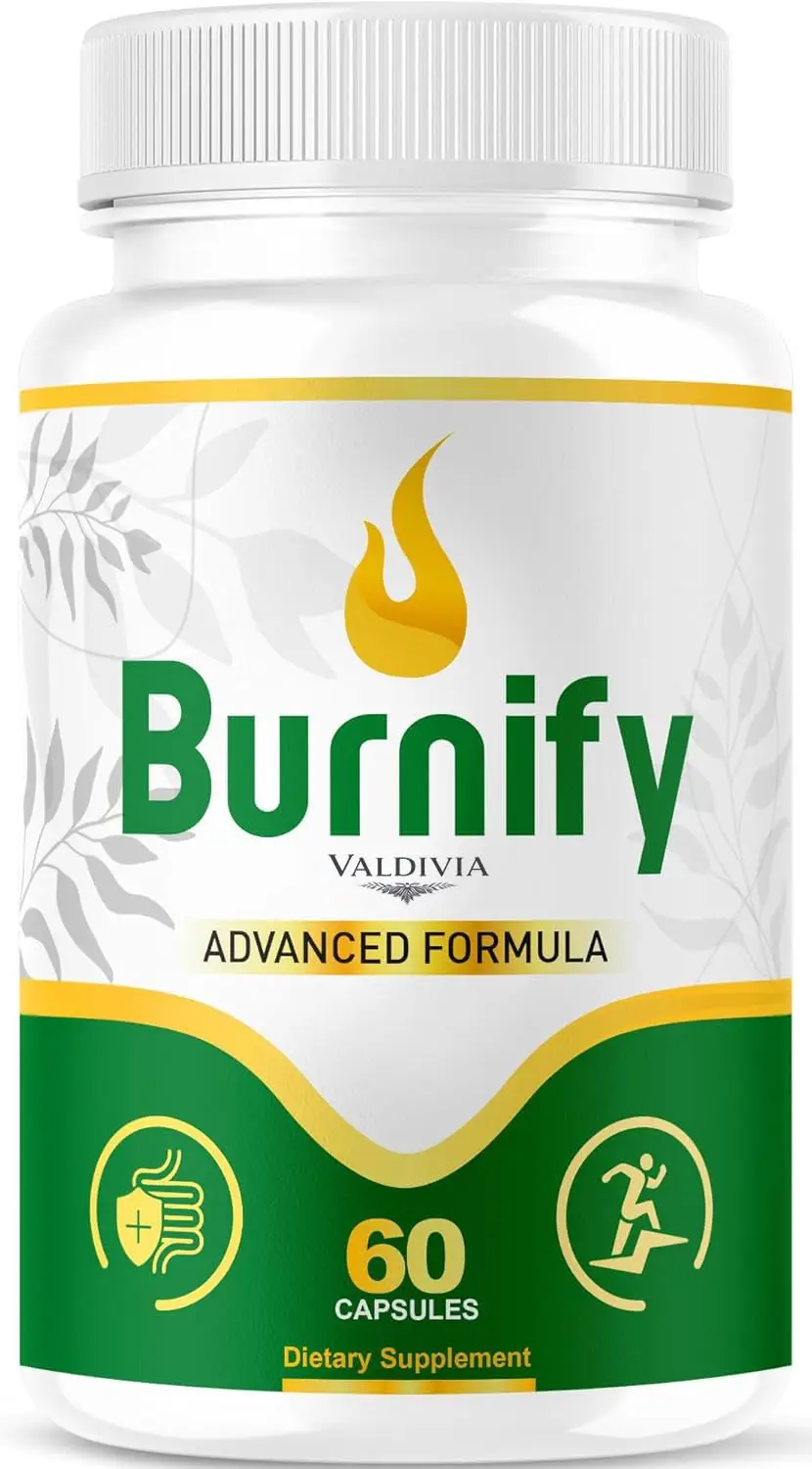 Valdivia Burnify Capsules - Official Burnify Premium Advanced Formula Capsulas Natural Ingredients Multivitamin Supplement Support Pastillas for Health Overall & Wellness, 60 Capsules for 1 Month - Valdivia Life