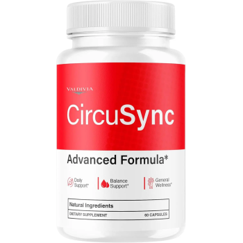 Circusync Capsules, Official Circu Sync Blood Health Support Pills with All Natural Ingredients, Advanced Health & Wellness Support Formula with Premium Vitamins for Women & Men (60 Capsules) - Valdivia Life