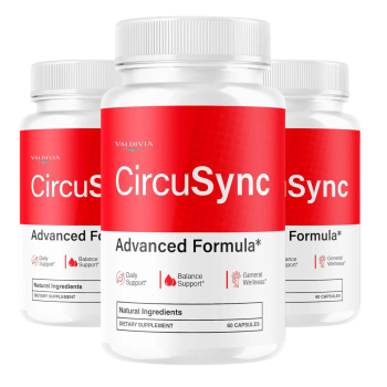 (3 Pack) Circusync Capsules, Official Circu Sync Blood Health Support with All Natural Ingredients, Advanced Health & Wellness Support Formula with Premium Vitamins for Women & Men (180 Capsules) - Valdivia Life