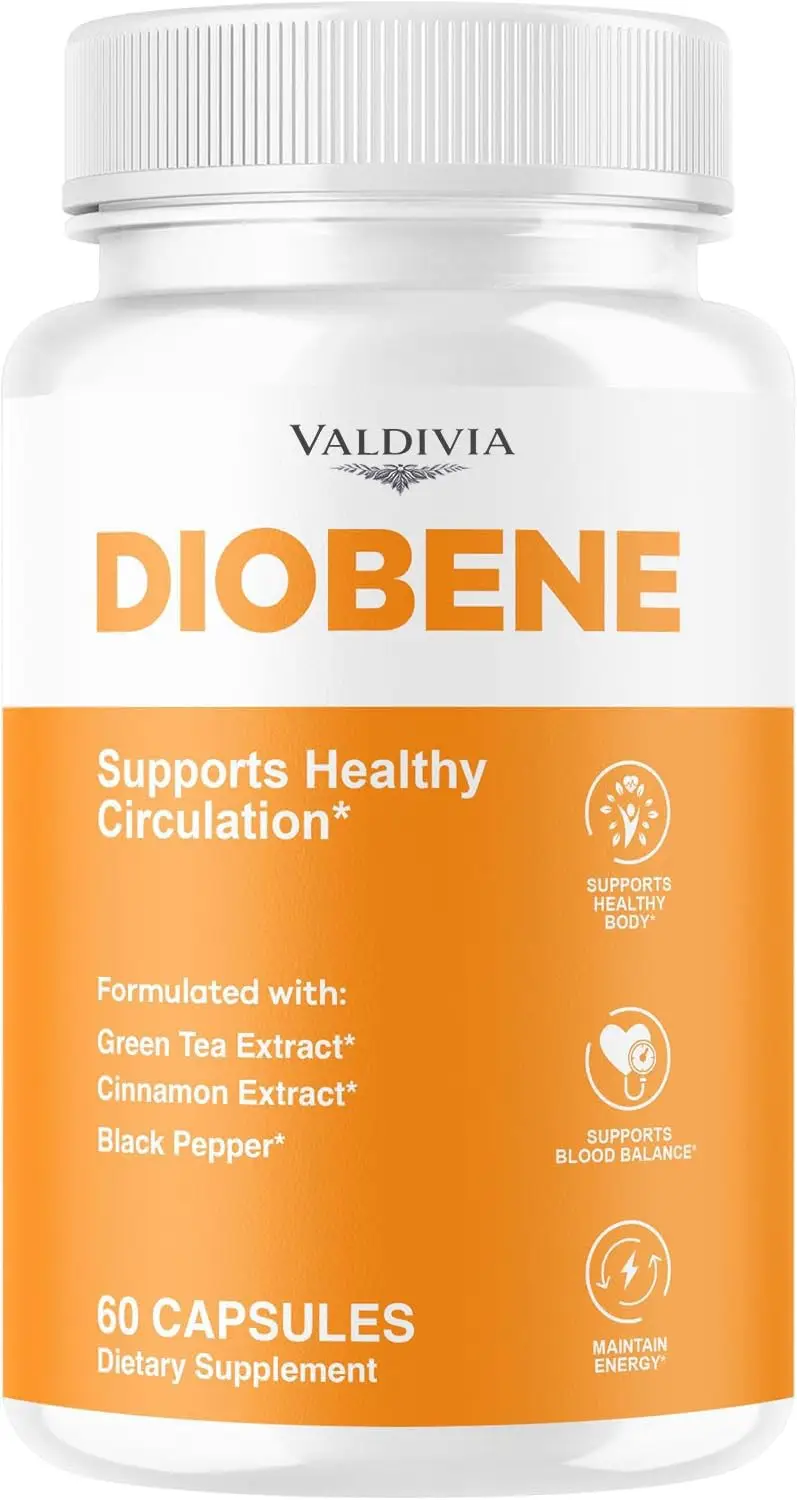 Valdivia Diobene Capsules - Official Diobene Support All Natural Premium Formula - Maximum Strength, Diobene Pastillas Multivitamin for Overall Health & Wellness, 60 Capsules for 1 Month - Valdivia Life