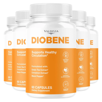 Valdivia (5 Pack) Diobene Capsules - Official Diobene Support All Natural Premium Formula - Maximum Strength, Diobene Pastillas Multivitamin for Overall Health & Wellness, 300 Capsules for 5 Months - Valdivia Life