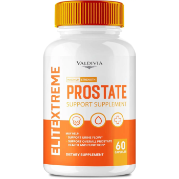 Elite Extreme Prostate Capsules, EliteExtreme Prostate Health Supplement - Maximum Strength, All Natural Support, EliteExtreme Reviews (60 Capsules) - Valdivia Life