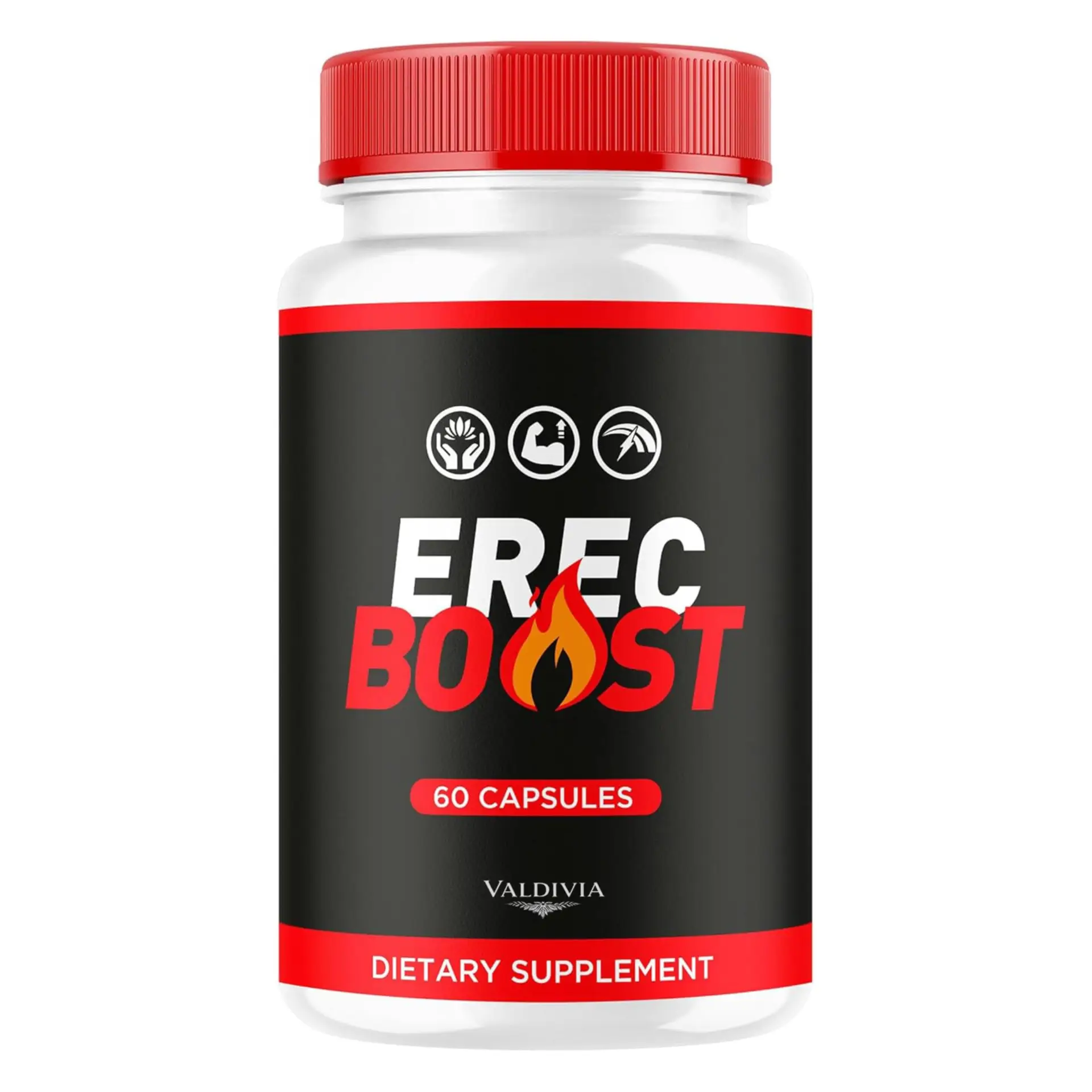 ErecBoost Capsules, Original Capsulas Supplement Pastillas - Advanced Formula, 60 Capsules for 1 Month - Valdivia Life
