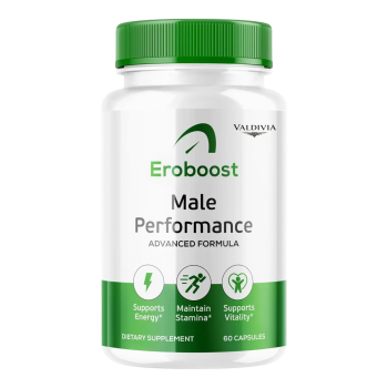 Eroboost Supplement for Men - Male Performance Advanced Formula - 60 Capsules for 1 Month - Valdivia Life