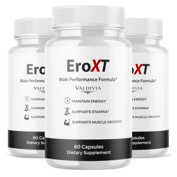 (3 Pack) EroXT Capsules, Official Ero XT with All Natural Ingredients, Advanced Overall Health and Wellness Vitamin Supplement Formula for Maximum Strength Multivitamin Support (180 Capsules) - Valdivia Life