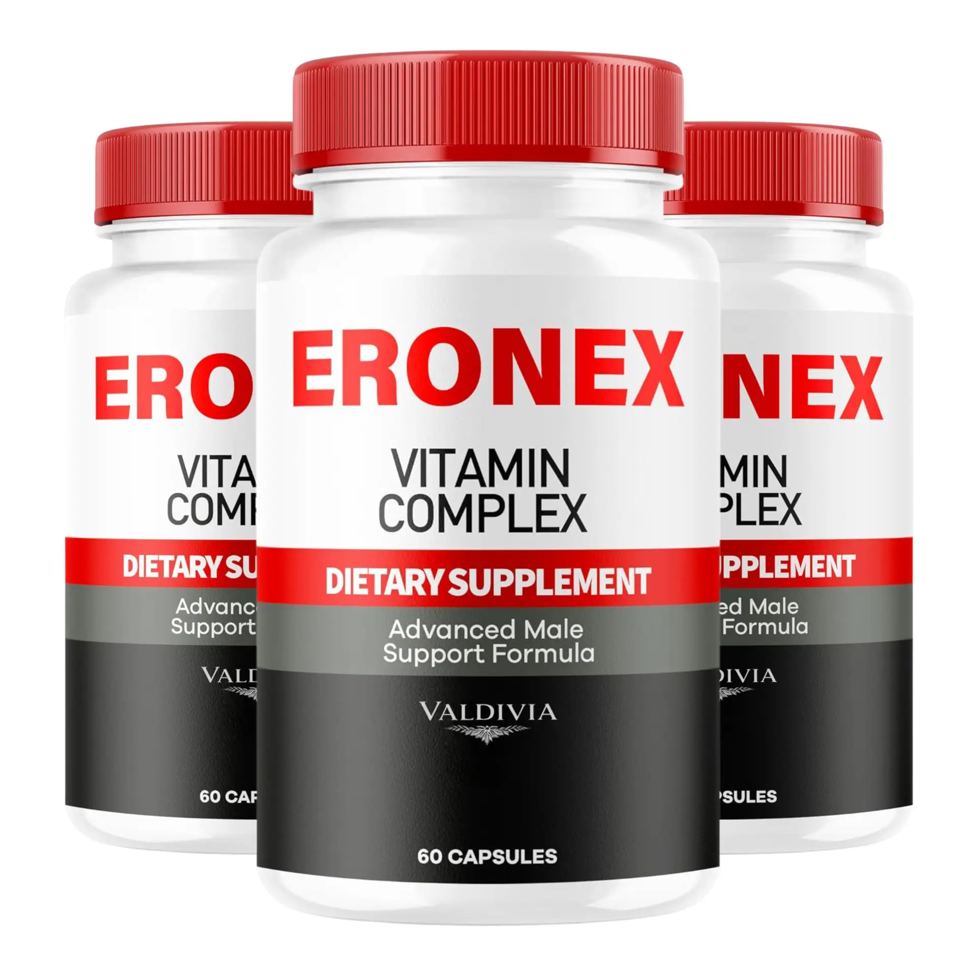 Valdivia Eronex Vitamin Complex Capsules, Official Advanced Formula Capsulas, Eronex All-Natural Support Pills, Eronex Pastillas Reviews, 180 Capsules for 3 Months - Valdivia Life