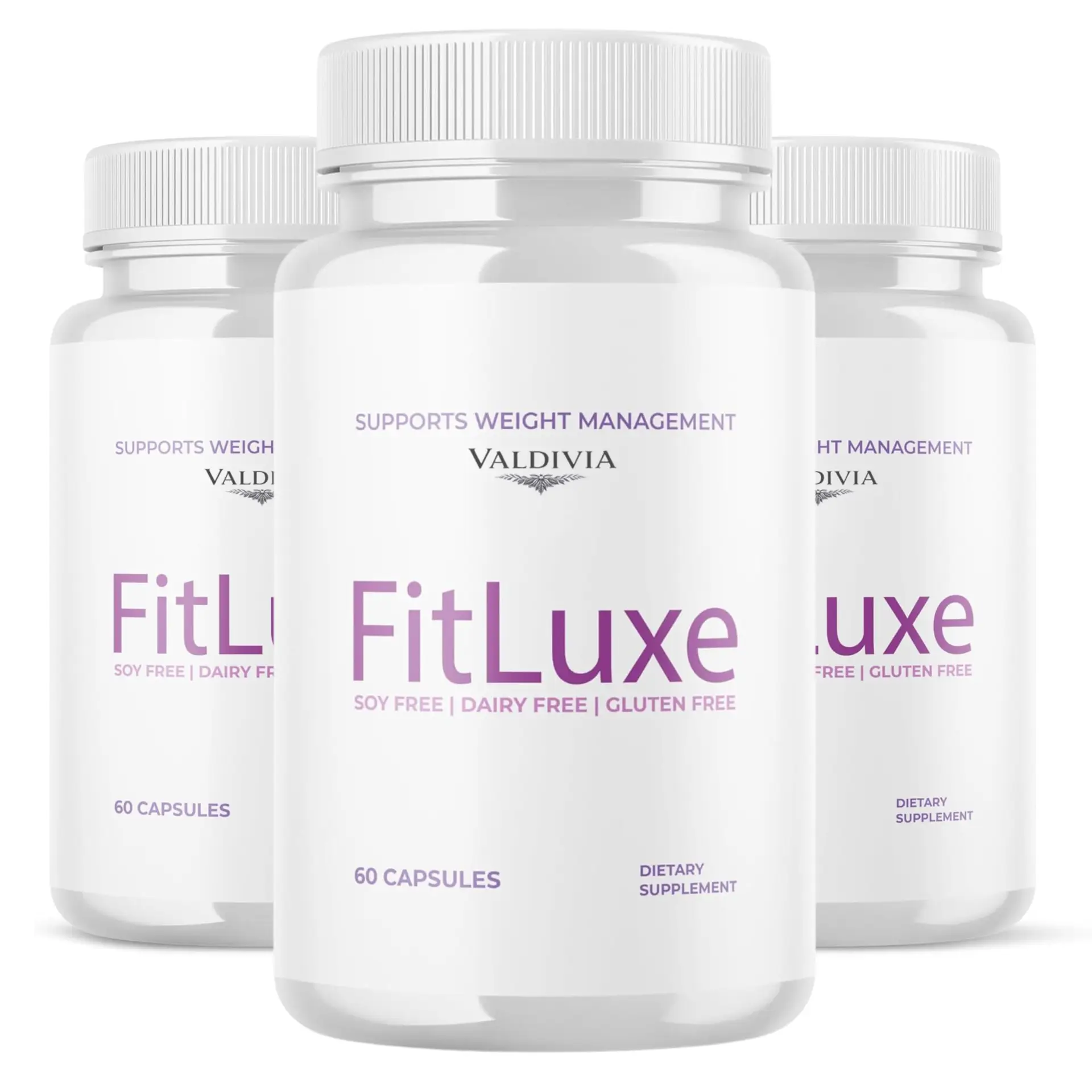 Valdivia (3 Pack) Fitluxe Capsules, Official Fit Luxe with All Natural Ingredients, Advanced Fitluxe Health and Wellness Vitamin Supplement Formula Max Strength Multivitamin Support (180 Capsules) - Valdivia Life