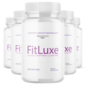 Valdivia (5 Pack) Fitluxe Capsules, Official Fit Luxe with All Natural Ingredients, Advanced Fitluxe Health and Wellness Vitamin Supplement Formula Max Strength Multivitamin Support (300 Capsules) - Valdivia Life