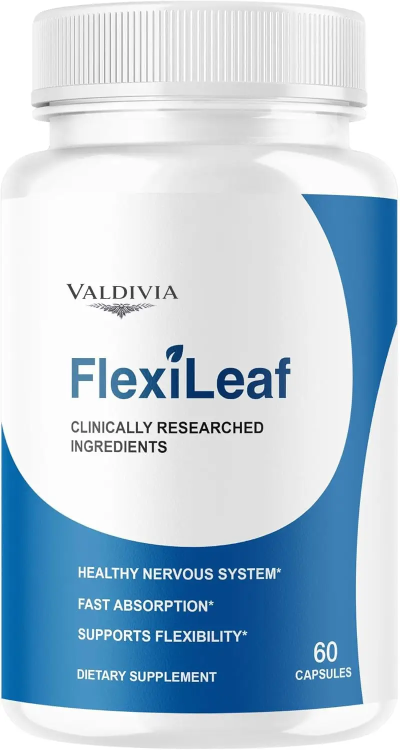 Flexileaf - Official Flexileaf Capsules Supplement Natural Advanced Formula, FlexiLeaf Premium Ingredients Multivitamin Support for Overall Health & Wellness, 60 Capsules for 1 Month - Valdivia Life