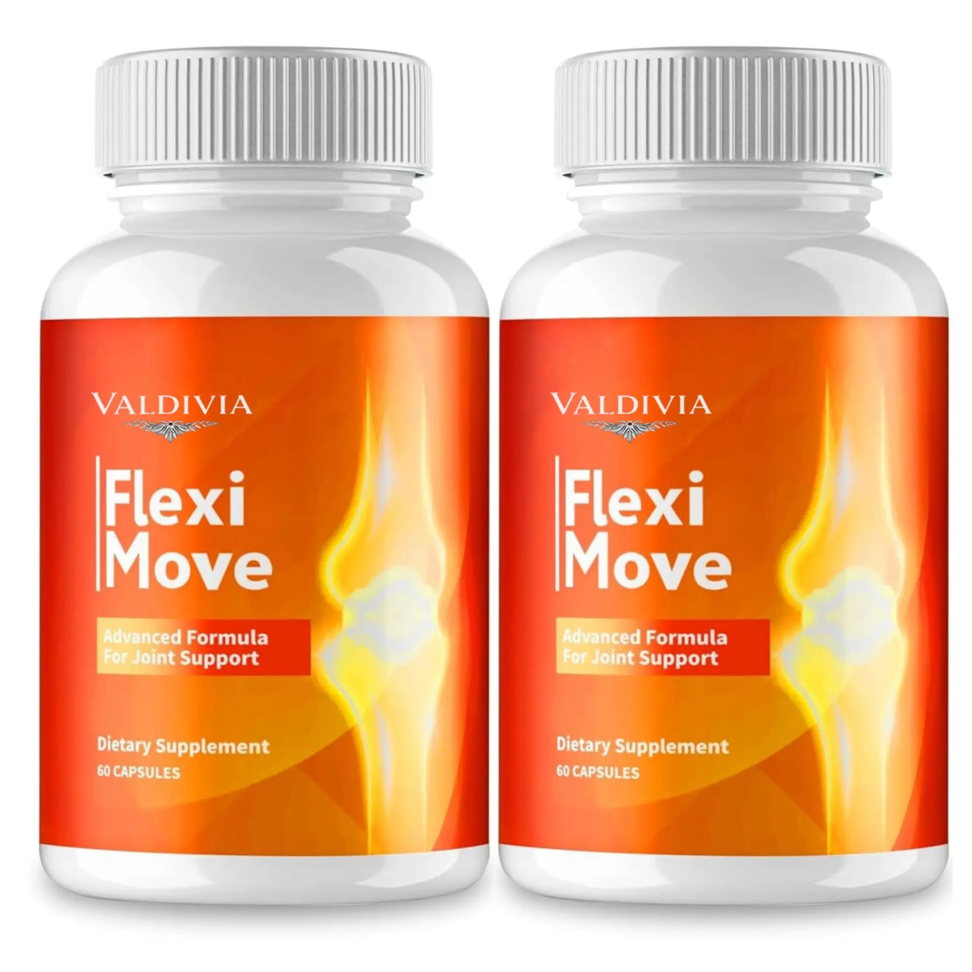 (2 Pack) Flexi Move Joint Supplement Capsules, Official Flexi Move - Maximum Strength, All Natural Formula to Fortify Bones, Movement & Bolster Flexibility, FlexiMove Joint Support (120 Capsules) - Valdivia Life