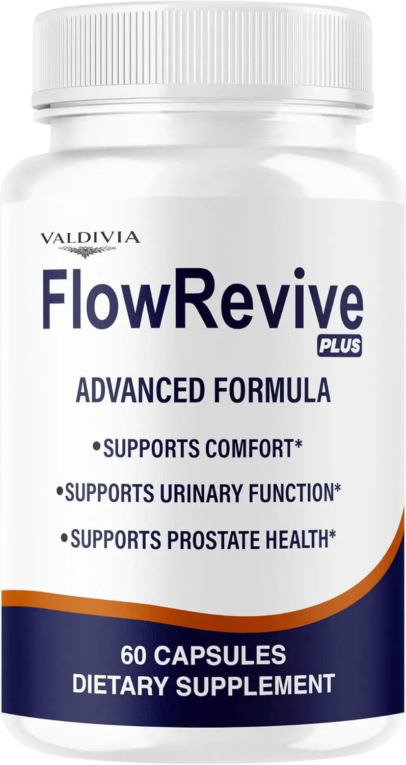 FlowRevive Plus Capsules - Official FlowRevivePlus Premium Advanced Formula, 60 Capsules for 1 Month - Valdivia Life