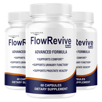 (3 Pack) FlowRevive Plus Capsules - Official FlowRevivePlus Premium Advanced Formula, 180 Capsules for 3 Months - Valdivia Life