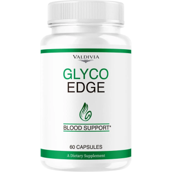 Glyco Edge Capsules - Official GlycoEdge Blood Support All Natural Advanced Formula - Maximum Strength, Glyco Edge Vitamins for Health & Wellness Supplement, 60 Capsules for 1 Month - Valdivia Life