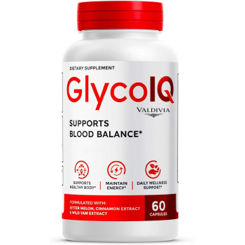 GlycoIQ Capsules - Official Glyco IQ Support Supplement All Natural Premium Advanced Formula - Maximum Strength, GlycoIQ Multivitamin for Overall Health & Wellness, 60 Capsules for 1 Month - Valdivia Life