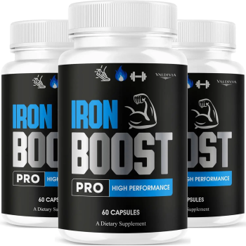 Iron Boost Pro Capsules - Official Iron Boost Pro Advanced Supplement Support - Maximum Strength, Natural IronBoost Pro for Overall Health & Wellness Reviews, 180 Capsules for 3 Months - Valdivia Life