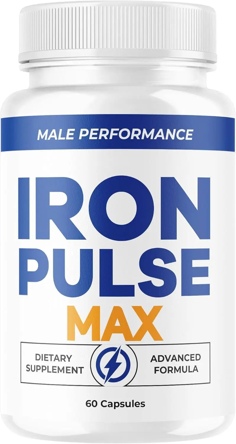 Iron Pulse Max - Official IronPulse Max Capsules, IronPulseMax Premium All Natural Advanced Formula - Maximum Strength, Support for Overall Health & Wellness, 60 Capsules for 1 Month - Valdivia Life