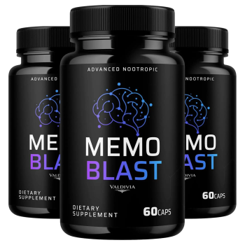 (3 Pack) Memo Blast Capsules - Official MemoBlast Premium Formula Supplement Pills, Advanced Support Formula for Overall Health & Wellness, All Natural Vive Nervo Review, 180 Capsules for 3 Months - Valdivia Life