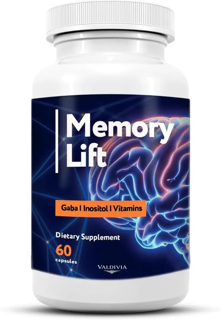 Valdivia Brain Support Supplement, GABA Inositol Vitamins Complex, 60 Capsules - Valdivia Life