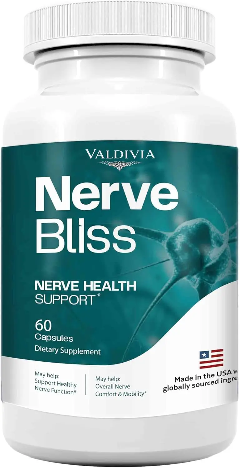 Valdivia NerveBliss - Advanced Nerve Support Supplement Capsules, Premium Natural Multivitamin Advanced Formula, 60 Capsules - Valdivia Life
