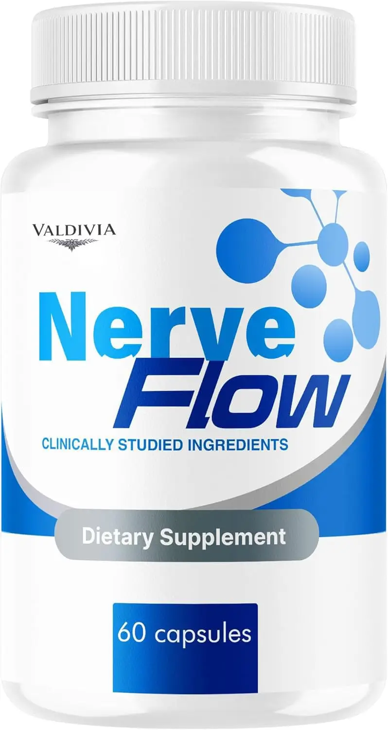 Nerve Flow - Official NerveFlow Advanced Nerve Support Capsules, Maximum Strength Multivitamin Advanced Formula, 60 Capsules for 1 Month - Valdivia Life