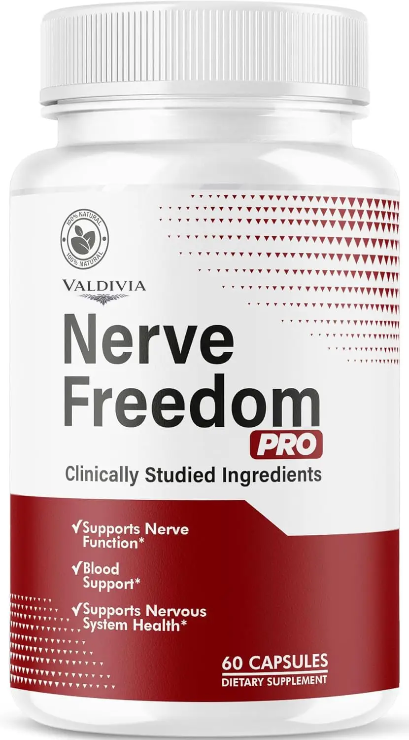Nerve Freedom Pro - NerveFreedom Pro Capsules, Supplement Support, NerveFreedom All Natural Ingredients, Health Support Advanced Formula, 60 Capsules for 1 Month - Valdivia Life