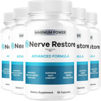 (5 Pack) Nerve Restore - Nerve Restore Advanced Formula Capsules Natural Premium Formula, Daily NerveRestore Support Comfort, Nerve Restored Vitamins Health Wellness, 300 Capsules for 5 Months - Valdivia Life
