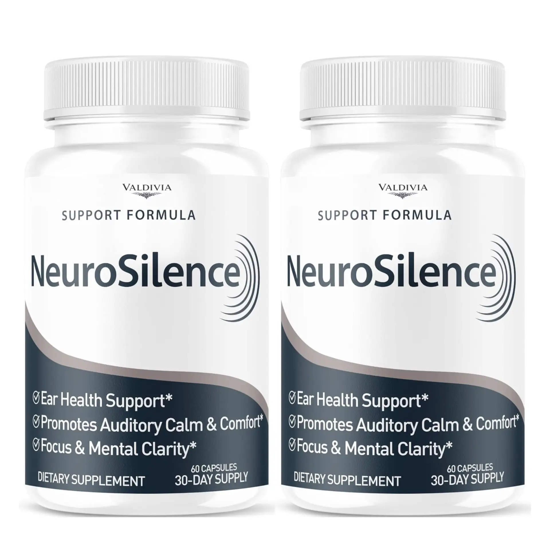 (2 Pack) Neurosilence Capsules - Official Neuro Silence Advanced Support Supplement, Natural Neurosilence Ear Health Support Vitamins for Overall Health & Wellness Reviews, 120 Capsules for 2 Months - Valdivia Life