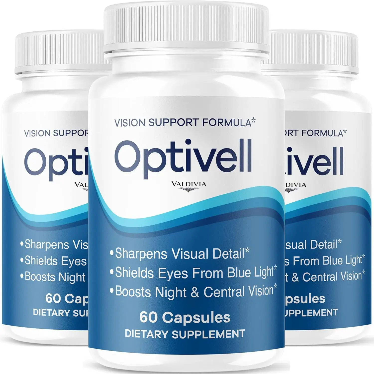 (3 Pack) Optivell Eye Capsules - Official Optivell Advanced Premium Vision Support Pills - Maximum Strength, Natural Optivell Vitamins for Overall Health & Wellness Reviews, 180 Capsules for 3 Months - Valdivia Life
