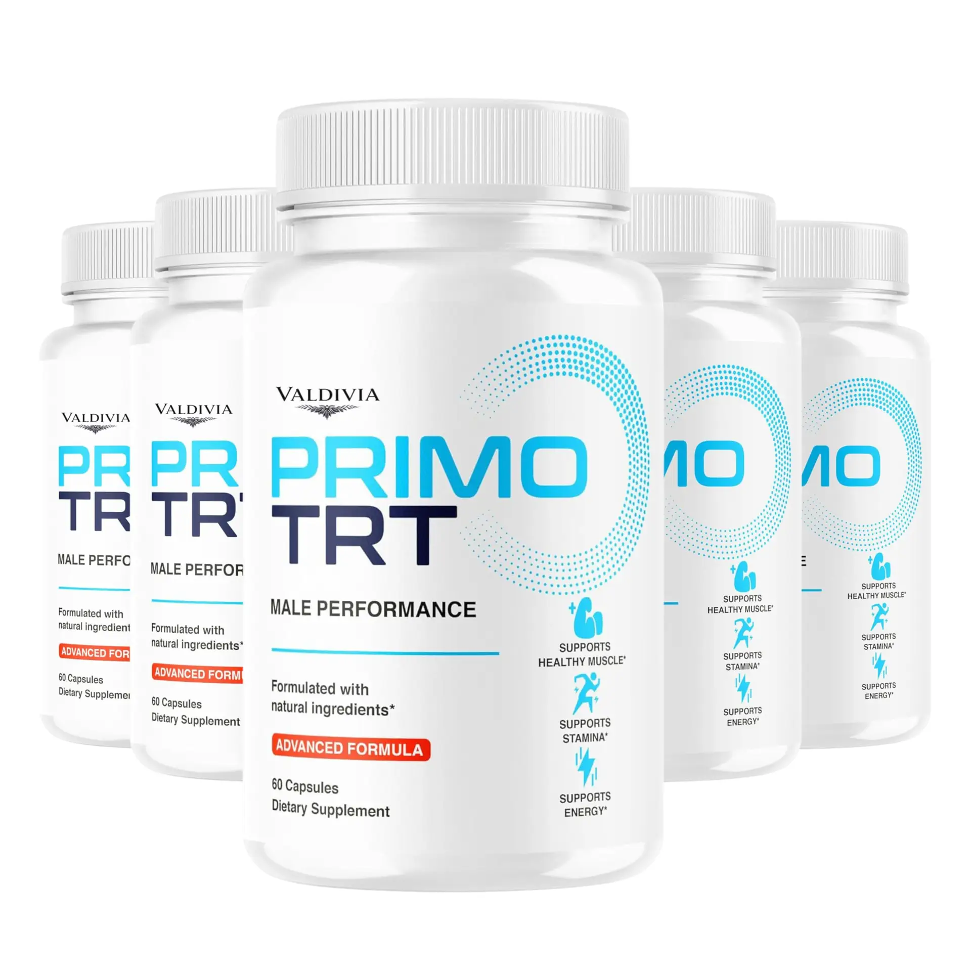 Valdivia Primo TRT Pills - Maximum Strength Energy Support, Natural Primo TRT Vitamins Support Overall Health & Wellness, 300 Capsules for 5 Months - Valdivia Life