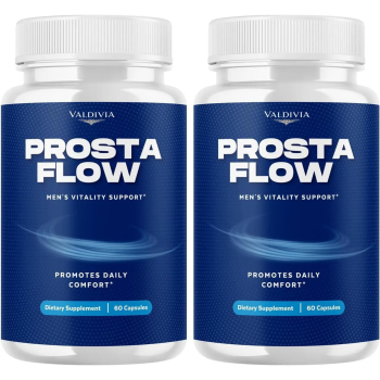 ProstaFlow Capsules - Official Prosta Flow Prostate Health Supplement Support Capsules Natural Ingredients - Maximum Strength, Premium Advanced Formula Health & Wellness, 120 Capsules for 2 Months - Valdivia Life