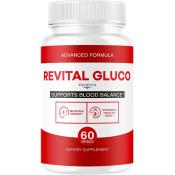 Revital Gluco Capsules - Official RevitalGluco Advanced Blood Health Support Supplement Pills - Maximum Strength, All Natural Formula for Overall Health & Wellness, 60 Capsules for 1 Month - Valdivia Life