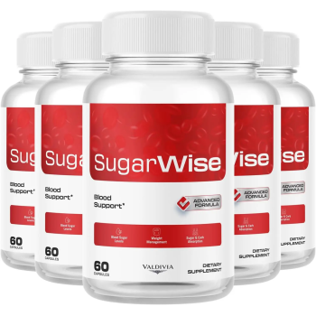 (5 Pack) Sugar Wise Capsules - The Official Support Capsules, All Natural Premium Advanced Formula, Multivitamin Support for Health & Wellness Reviews, 300 Capsules for 5 Months - Valdivia Life